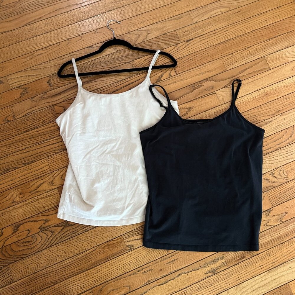 LL Bean Pair of Cotton Tank Tops XL